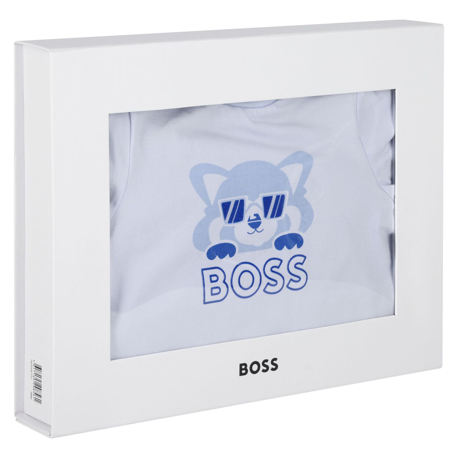 طقم شورت اولاد بالشعار باللون الازرق والكحلى, 2, hi-res