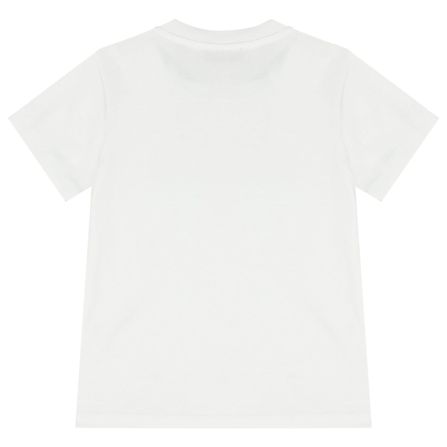 Girls White Logo T-Shirt, 1, hi-res