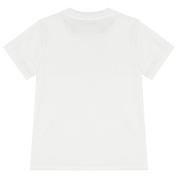 Girls White Logo T-Shirt
