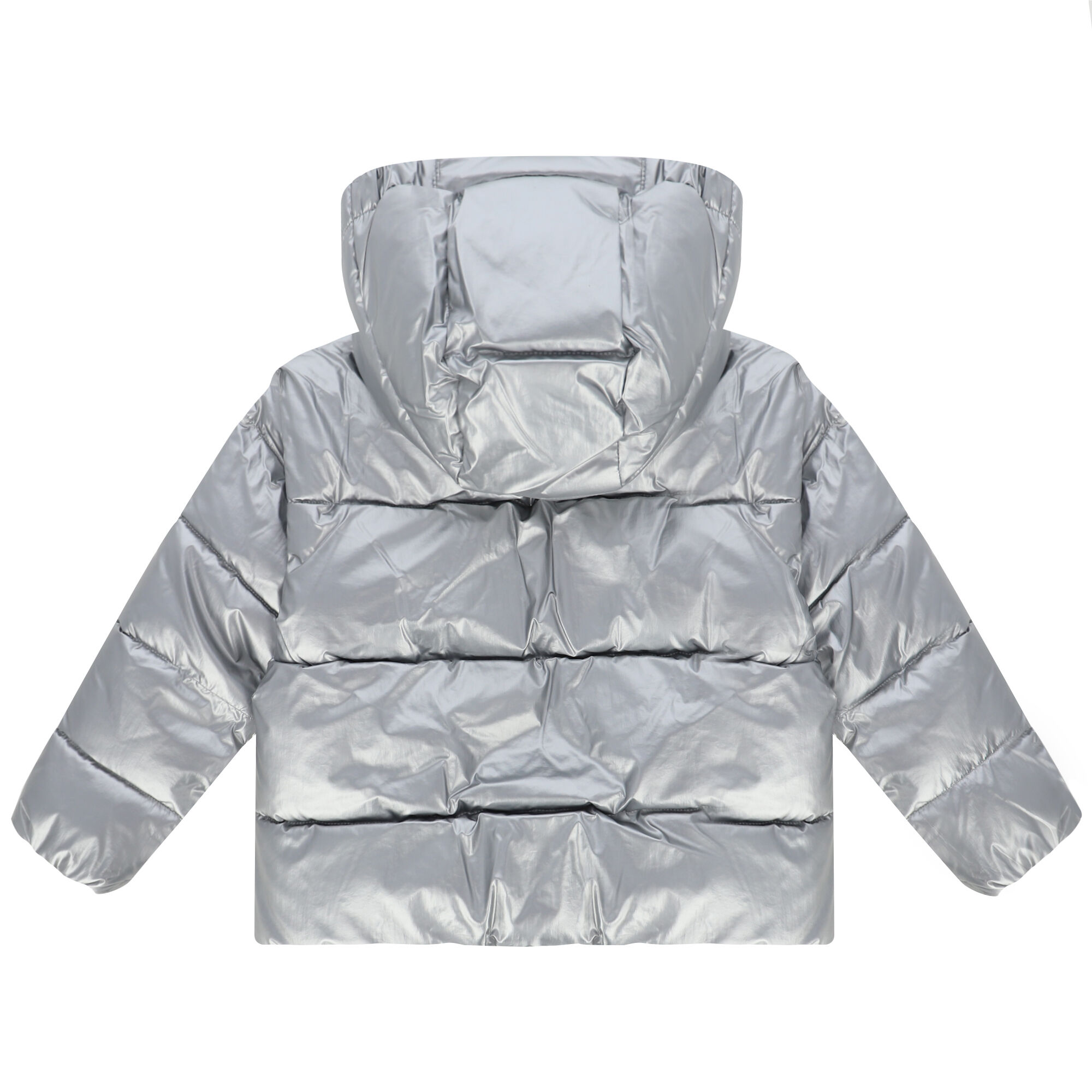 Calvin klein silver puffer jacket best sale