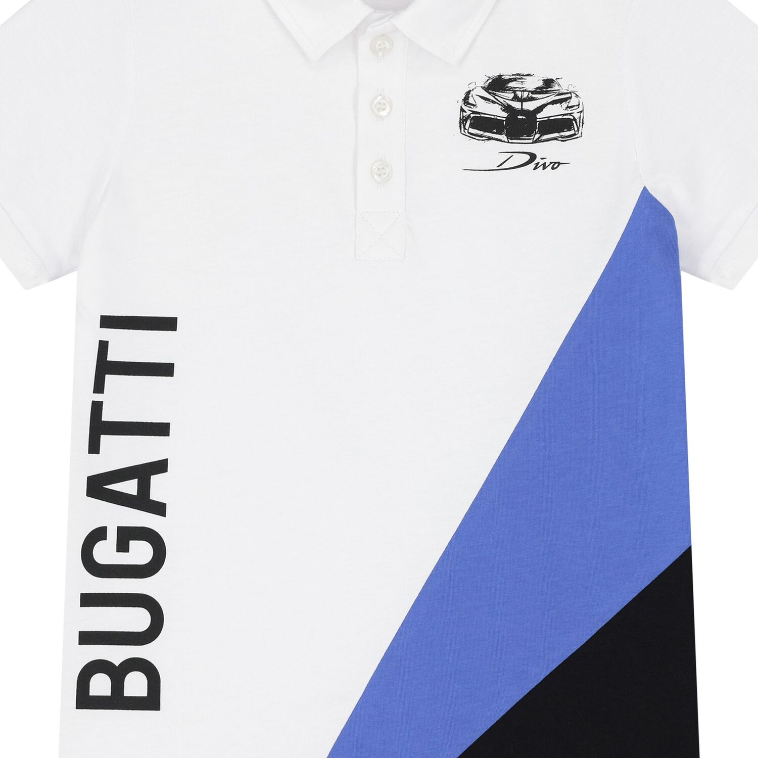 Boys White Logo Polo Shirt, 1, hi-res