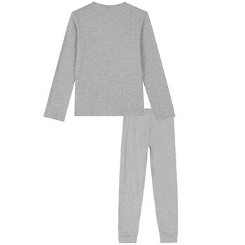 Boys Grey Logo Pyjamas