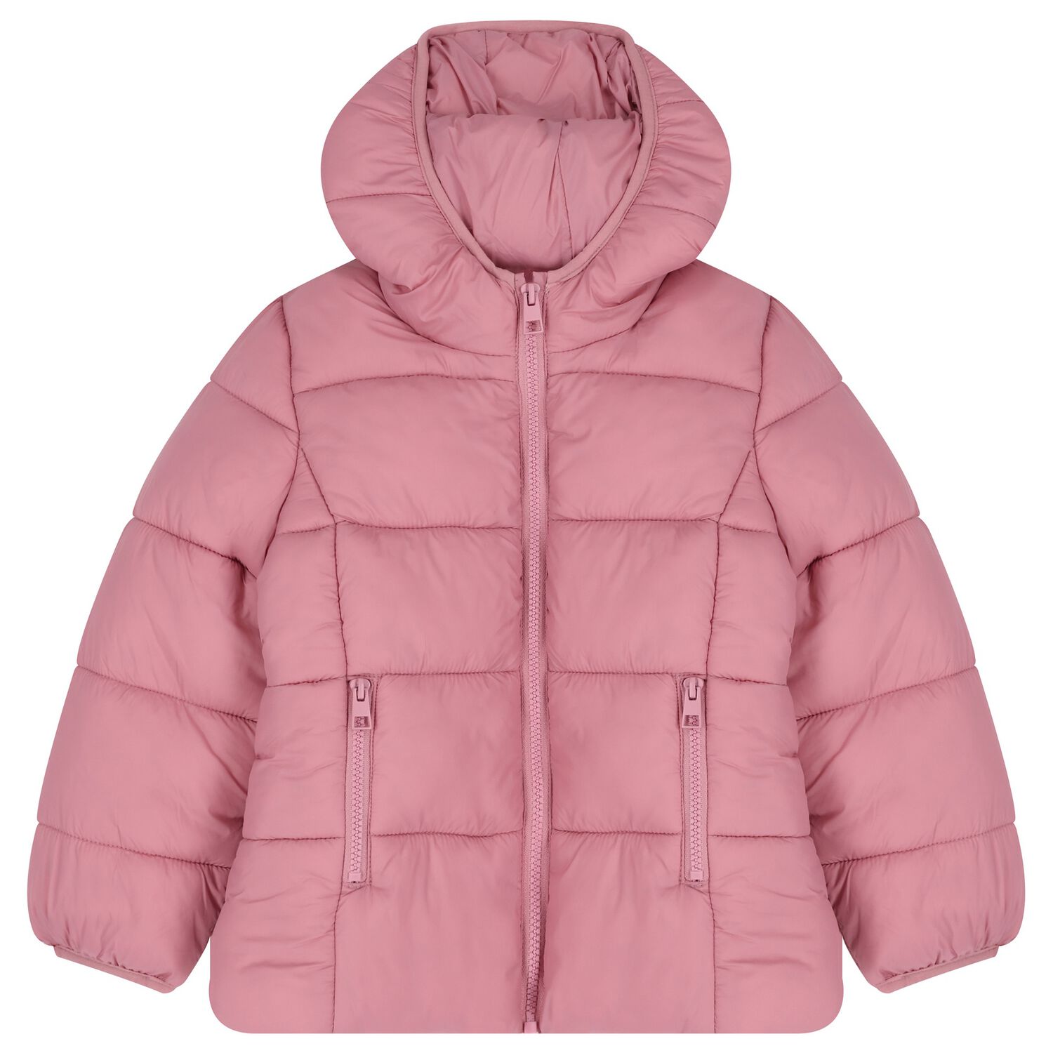 Girls Pink Puffer Jacket, 2, hi-res image number null
