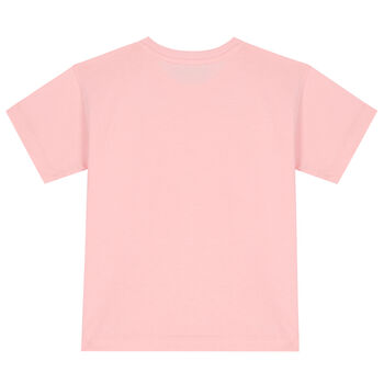 Pink Teddy Bear Logo T-Shirt