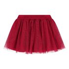 Baby Girls Red & Ivory Tulle Skirt Set, 3, hi-res