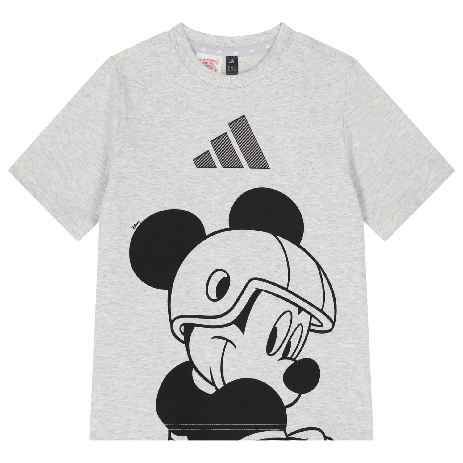 Grey Logo Mickey Mouse Disney T-Shirt, 1, hi-res