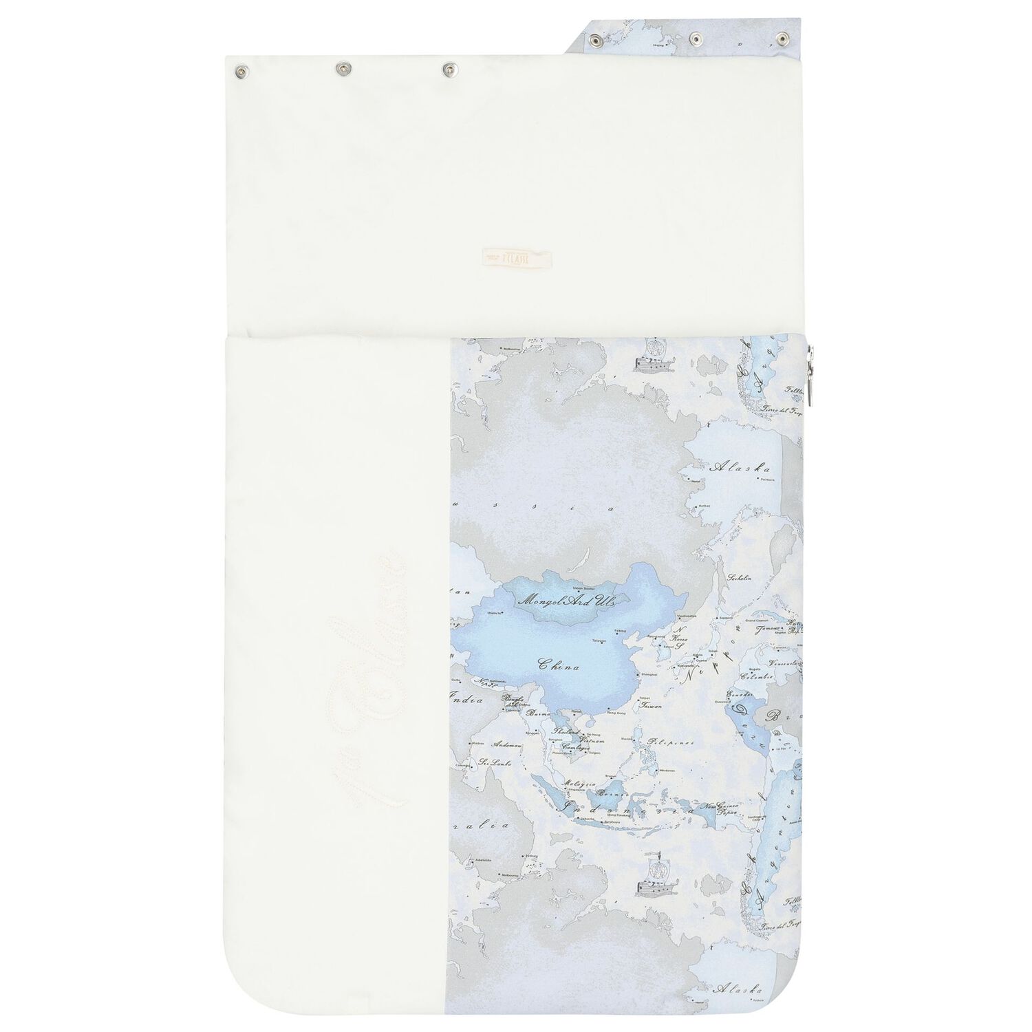 مدس أولاد بطبعة خريطة باللون  الأزرق والرمادي للأطفال , 1, hi-res