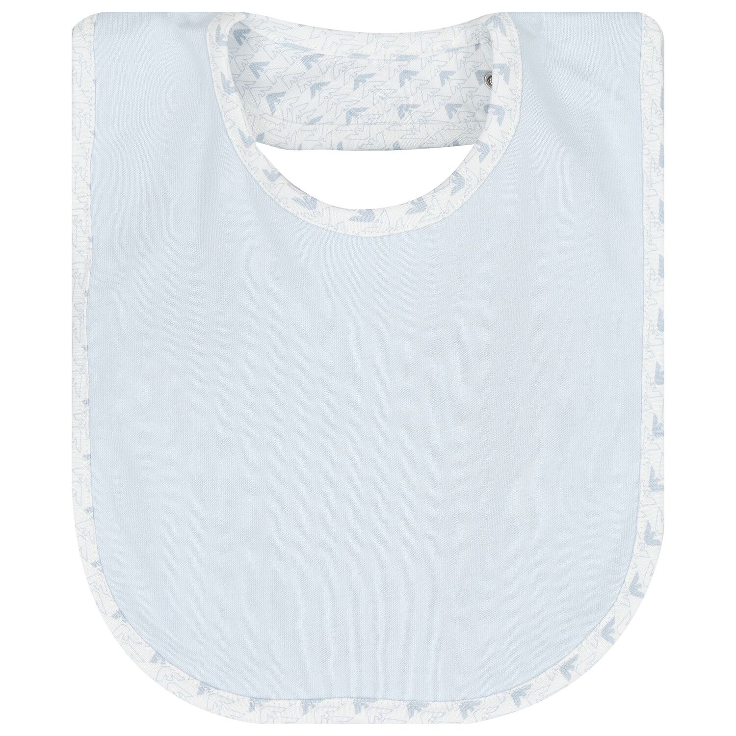 Baby Boys Blue & White Logo Babygrow Set, 3, hi-res