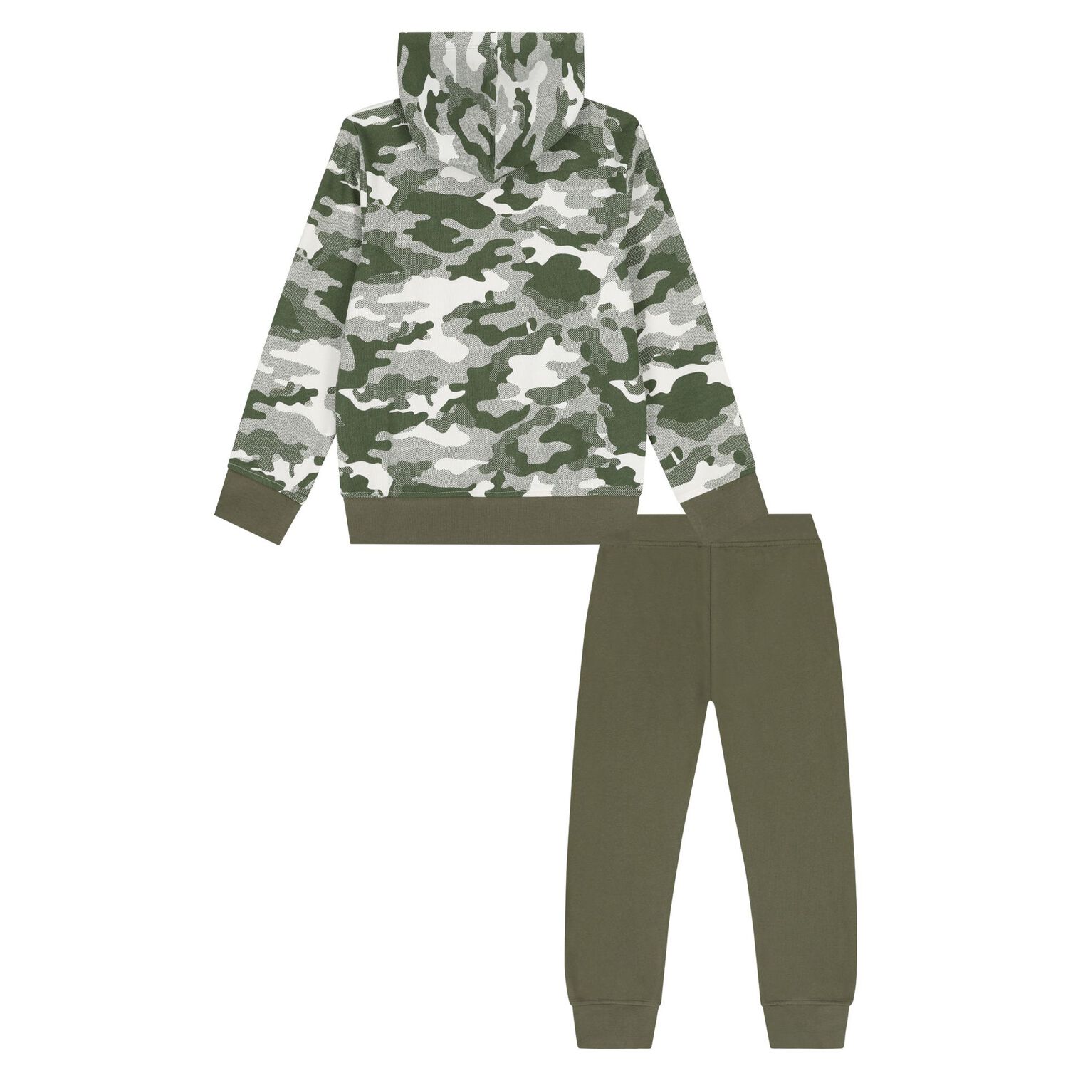 Boys Green Camouflage Tracksuit, 2, hi-res image number null