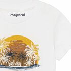 Younger Boys White & Navy Blue T-Shirts (2 Pack), 1, hi-res