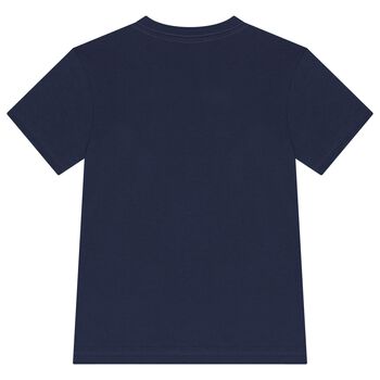 Boys Navy Blue Polo Bear T-Shirt