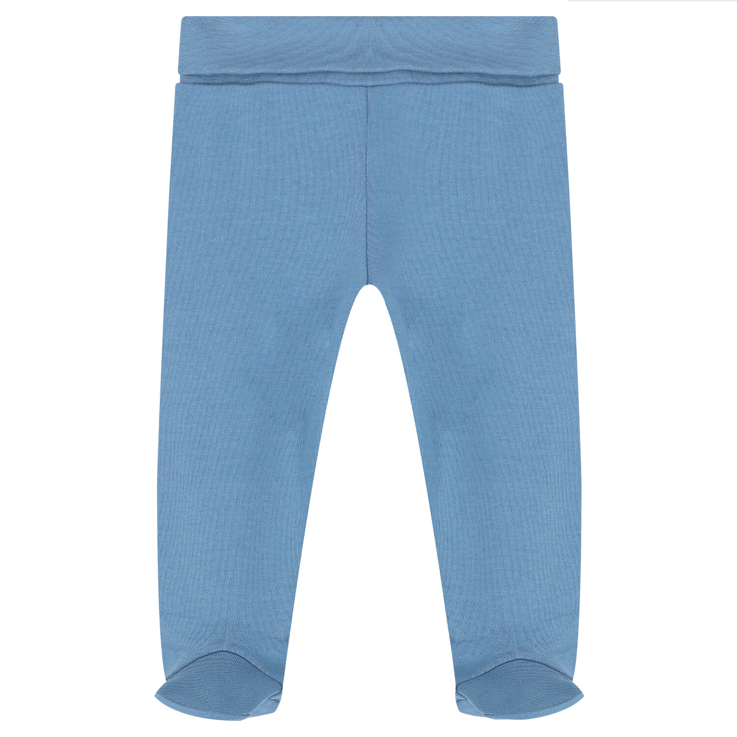 Baby Girls White & Blue 4-Piece Set, 3, hi-res image number null