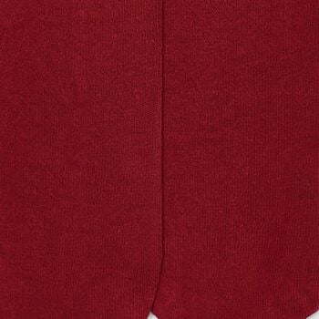 Girls Red Knitted Tights