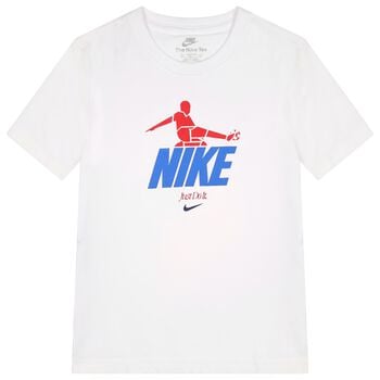 Boys White Logo T-Shirt
