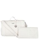 Ivory Quilted Baby Changing Bag ( 32cm ), 3, hi-res