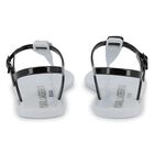 Girls White Karl & Choupette Jelly Sandals, 2, hi-res