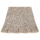 Girls Gold Sequin Skirt Set, 2, hi-res