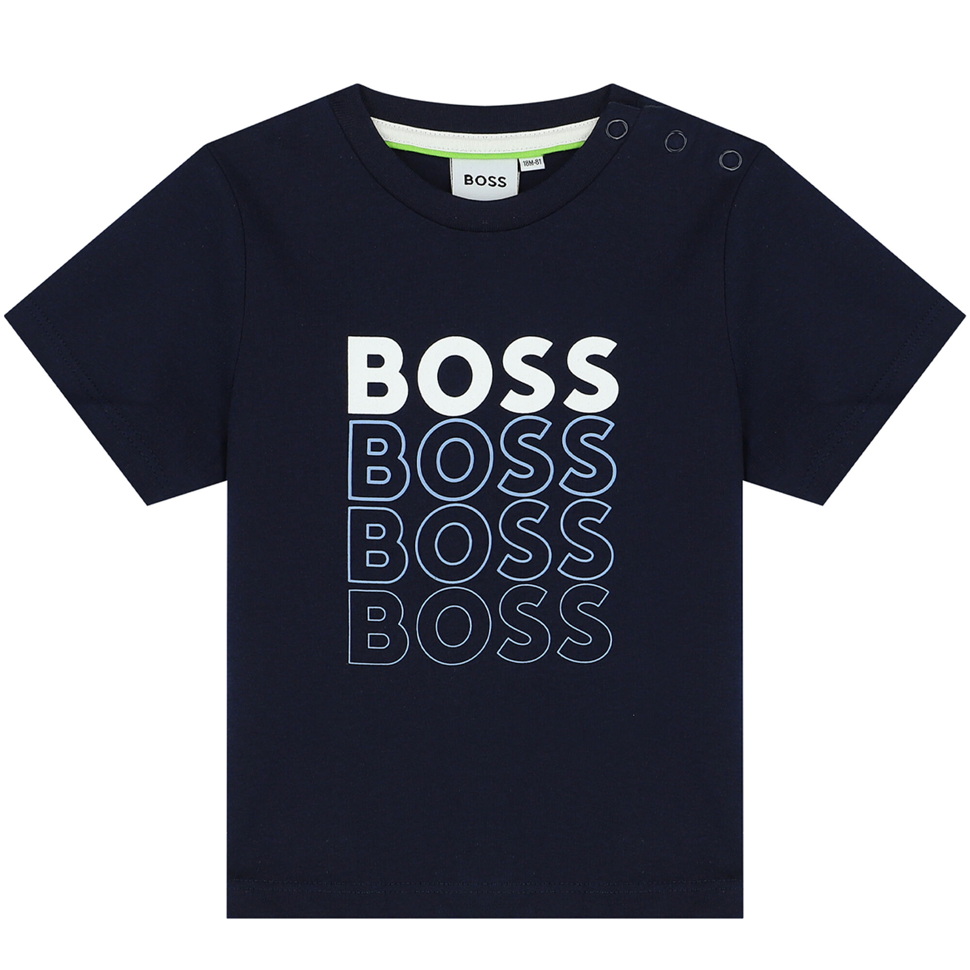 Navy boss t shirt best sale