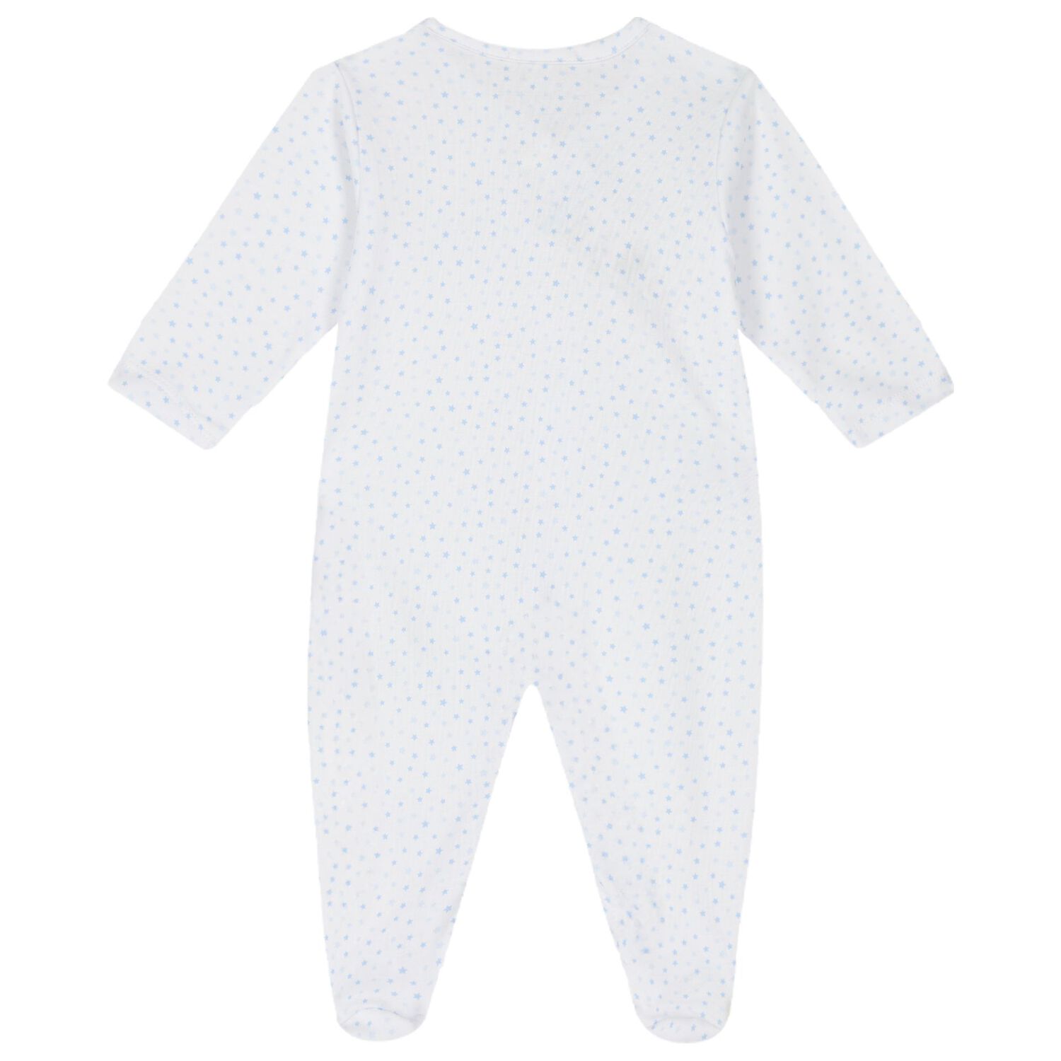 Baby Boys Blue & White Sheep Babygrow, 1, hi-res image number null