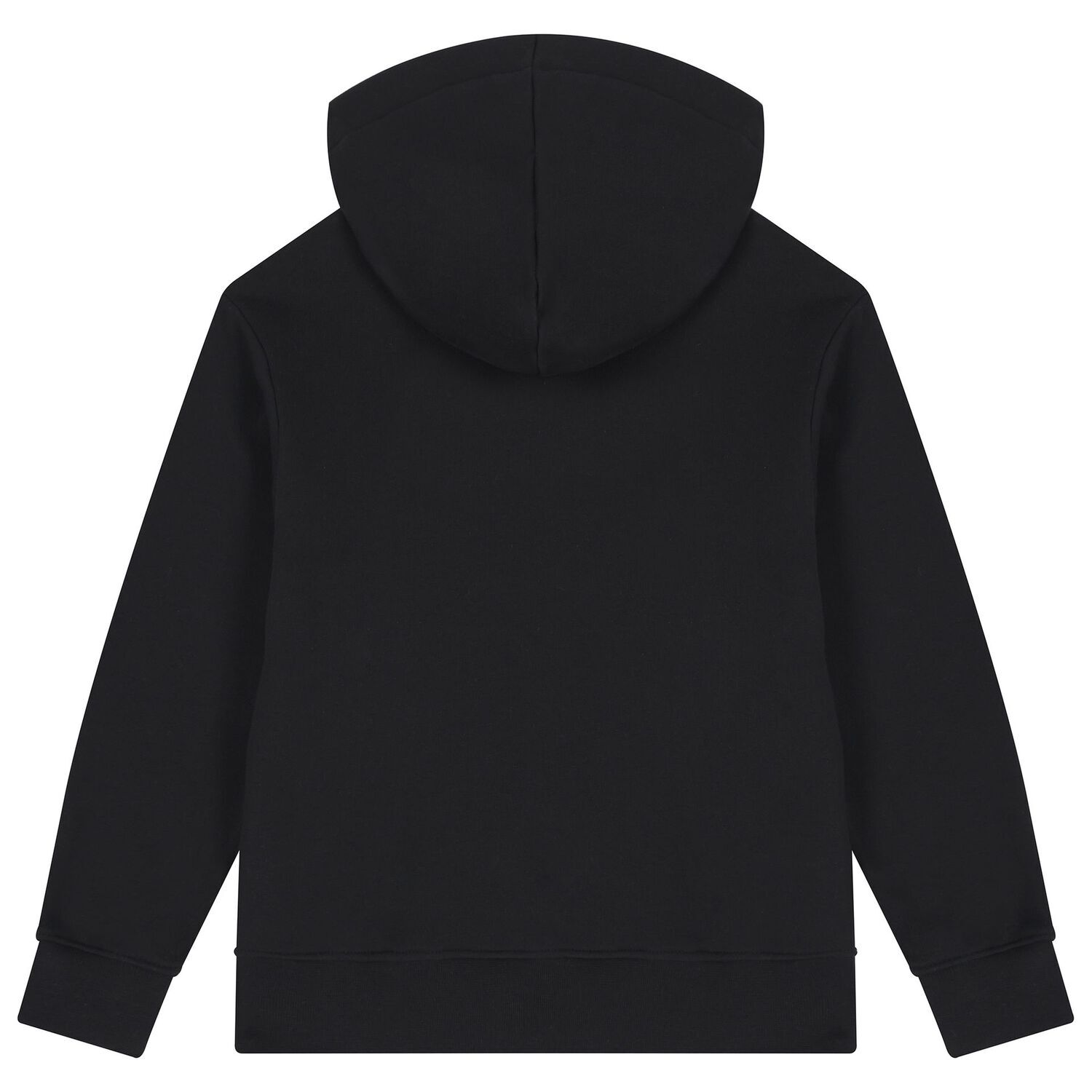 Black Logo Hooded Top, 2, hi-res