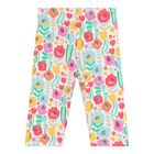 Baby Girls White Floral Leggings Set, 1, hi-res