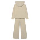 Girls Beige Trousers Set, 1, hi-res