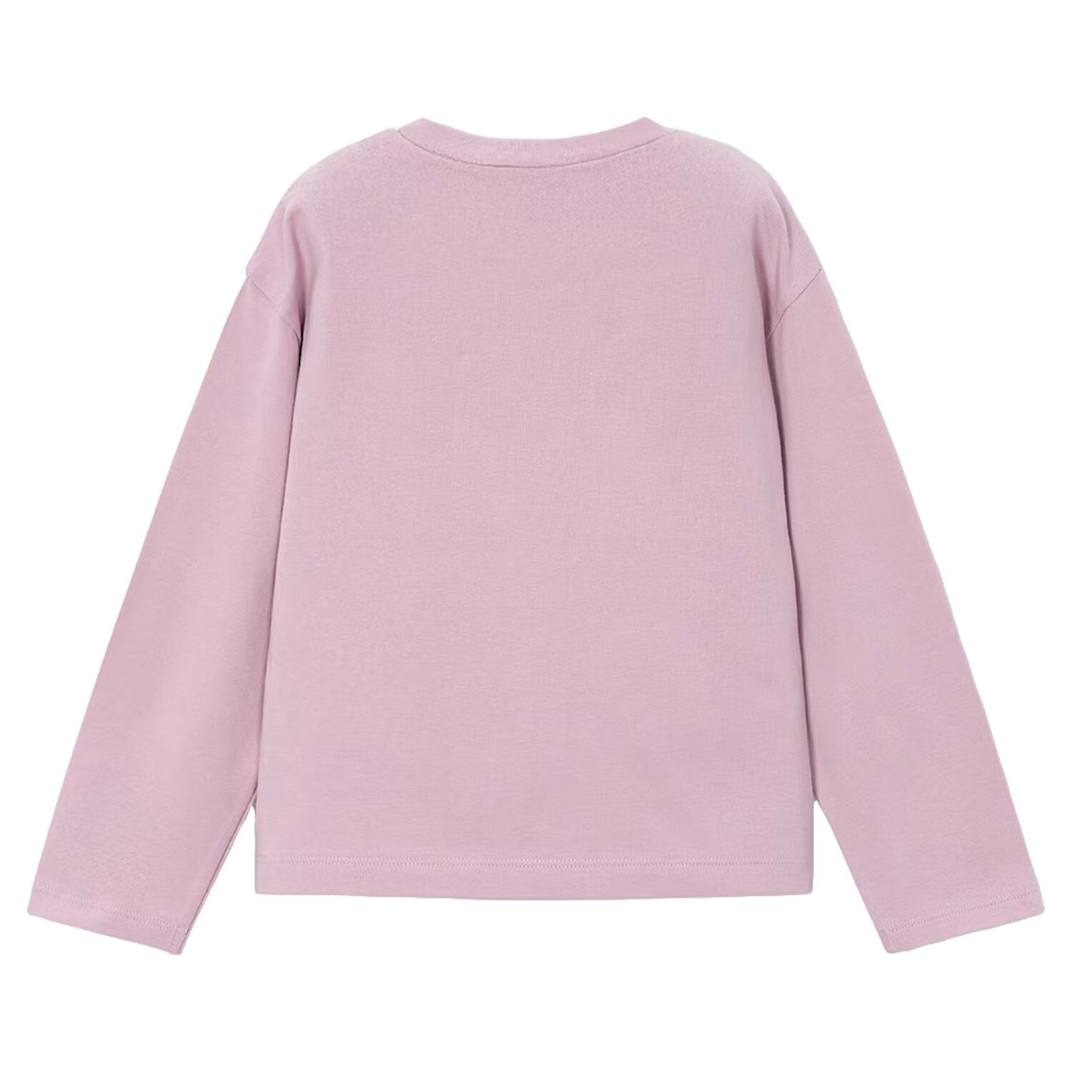 Girls Pink Teddy Bear Long Sleeve Top, 1, hi-res