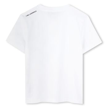 Boys White Logo T-Shirt