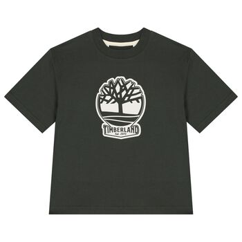 Boys Green Logo T-Shirt