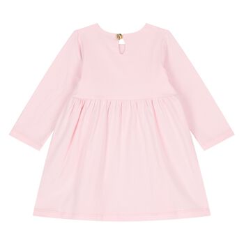 Younger Girls Pink Logo Dress