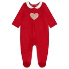 Baby Girls White & Red Babygrows ( 2-Pack ), 2, hi-res