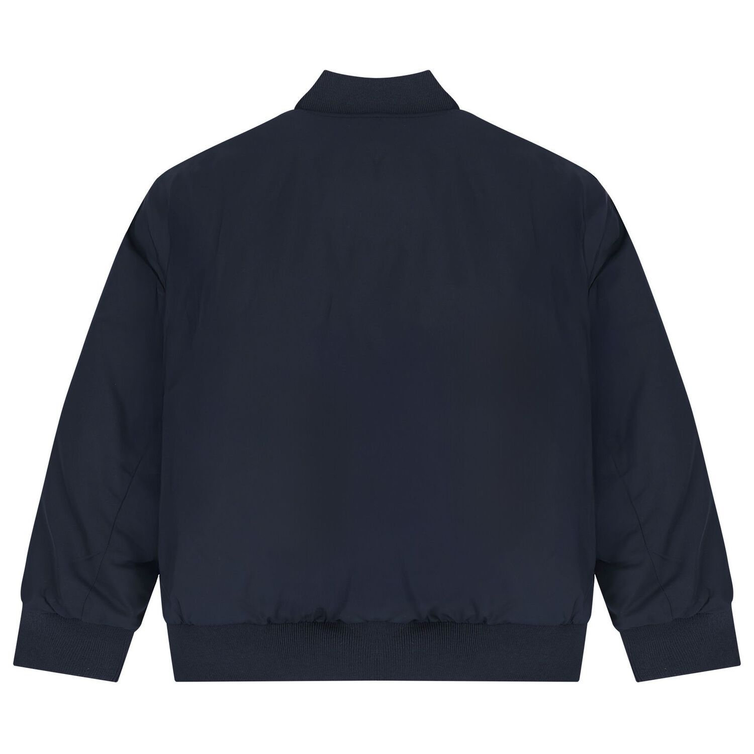 Boys Navy Blue Reversible Puffer Jacket, 1, hi-res