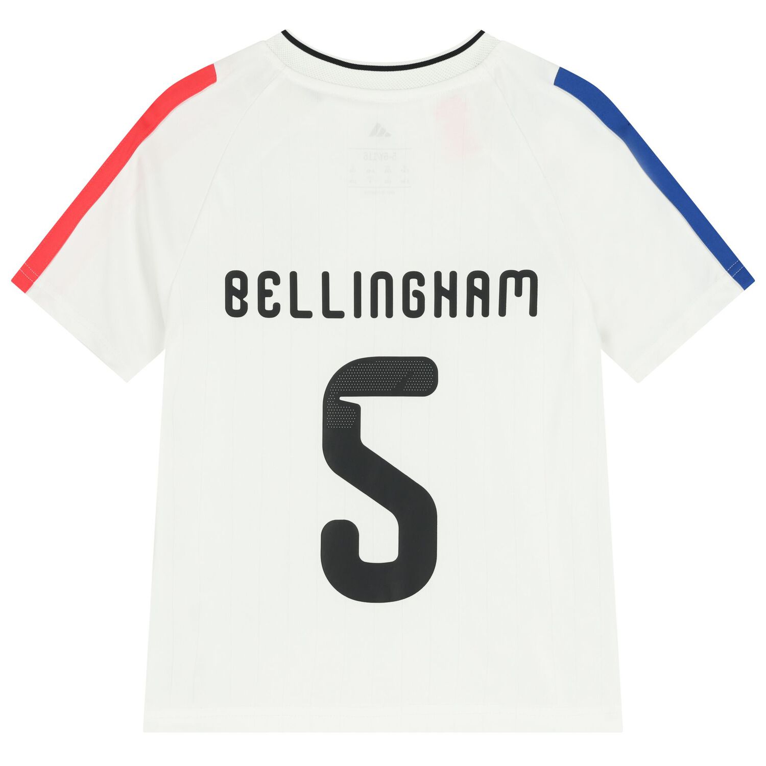 Boys White Jude Bellingham T-Shirt, 1, hi-res