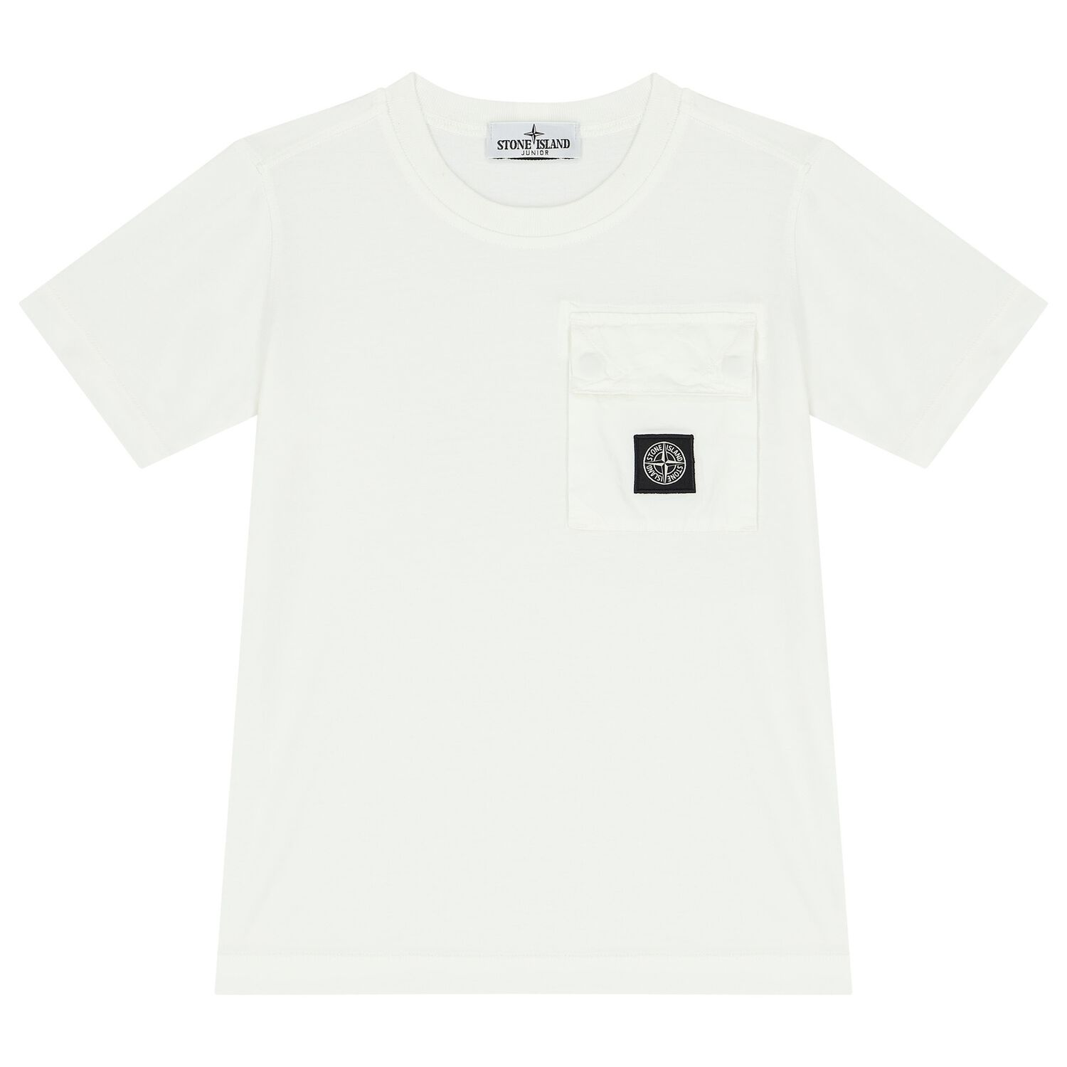 Boys White Logo T-Shirt, 1, hi-res image number null