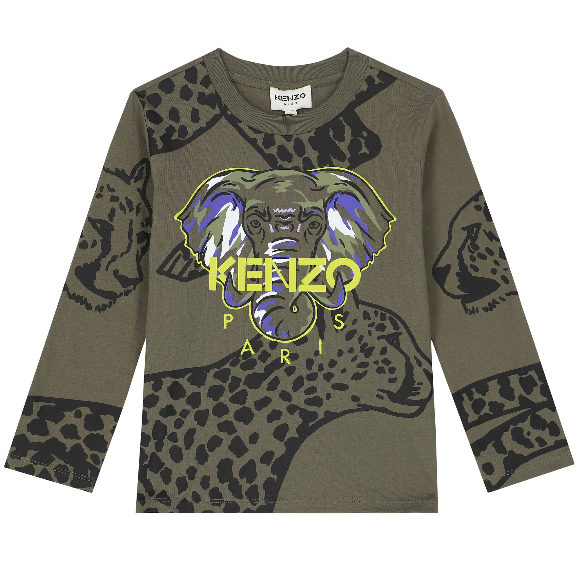 Kenzo t shirt khaki clearance