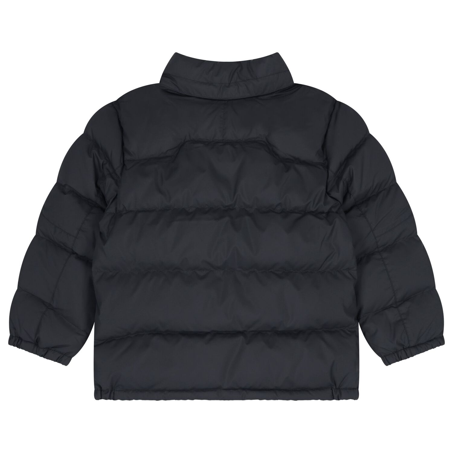 Boys Black Logo Puffer Jacket, 1, hi-res image number null