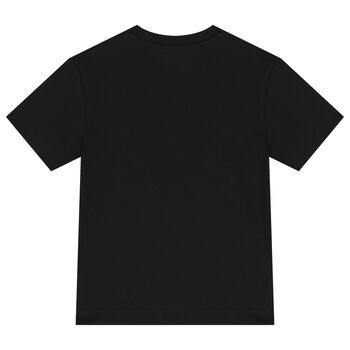 Boys Black Logo T-Shirt