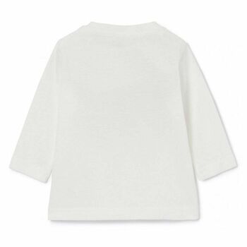 Younger Boys White Long Sleeve Top