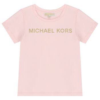 Girls Pink Logo T-Shirt