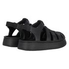 Black Logo Superstar Sandals, 1, hi-res