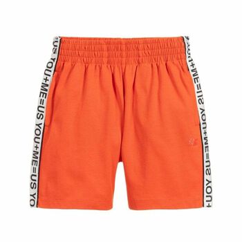 Boys Orange Jersey Shorts