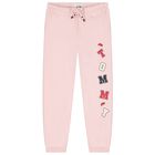 Girls Pink Logo Joggers, 1, hi-res