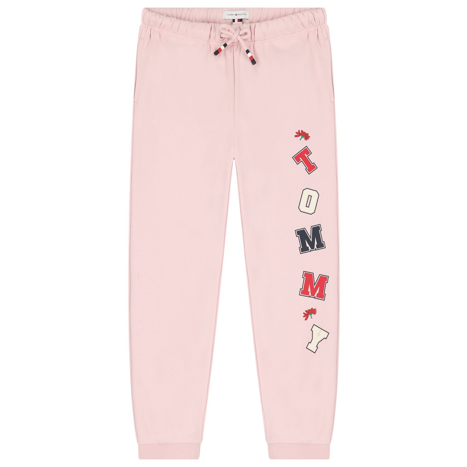 Girls Pink Logo Joggers, 1, hi-res