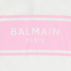 Baby Girls White & Pink Logo Dress Set, 1, hi-res