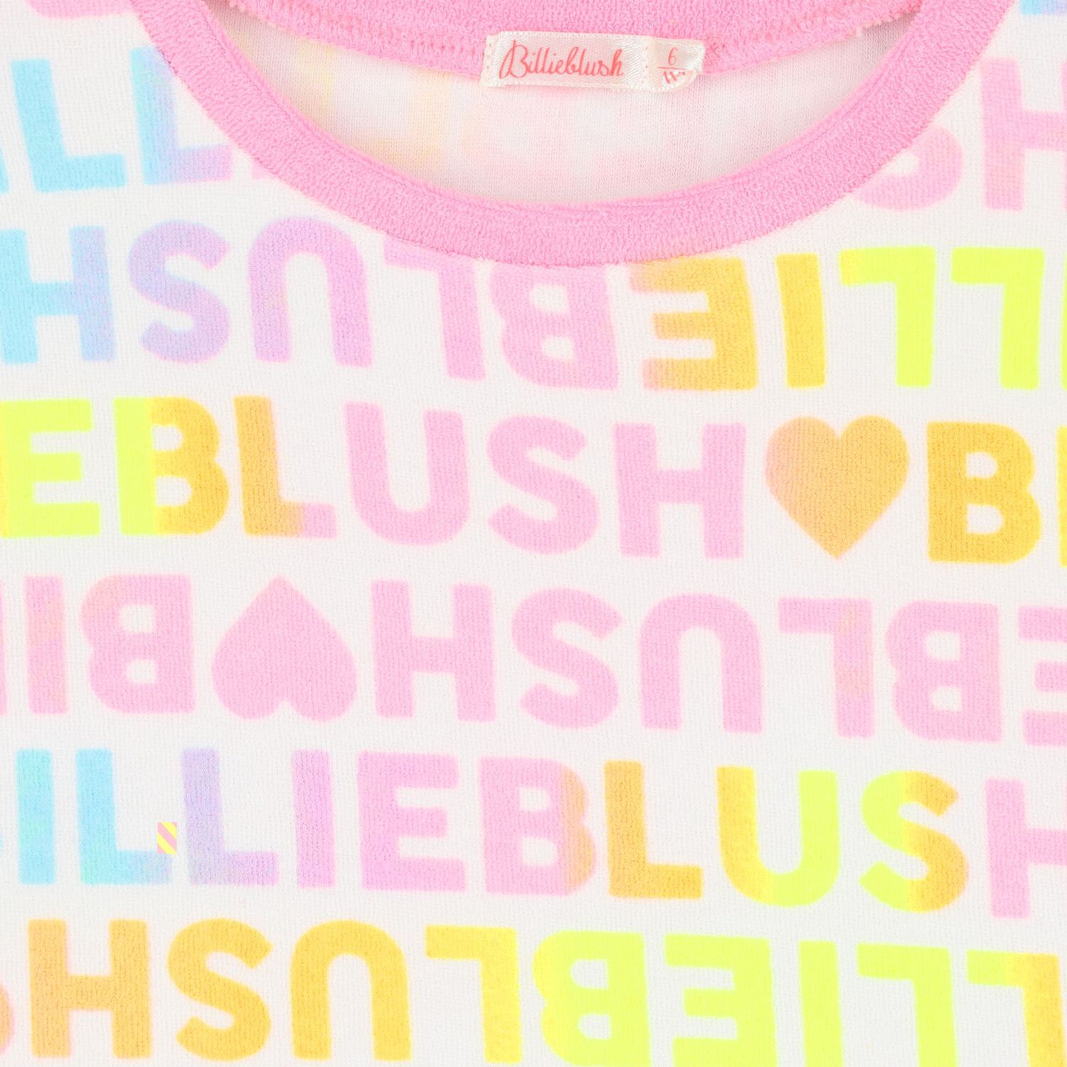 تي شيرت بنات بالشعار باللون الوردي , 1, hi-res image number null