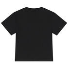 Boys Black Logo T-Shirt, 2, hi-res