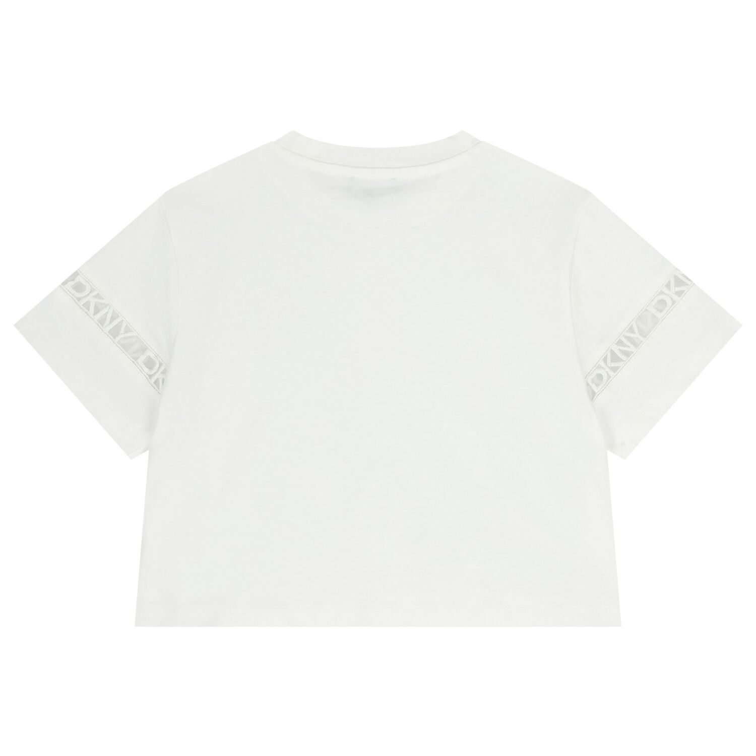 Girls White Logo T-Shirt, 1, hi-res
