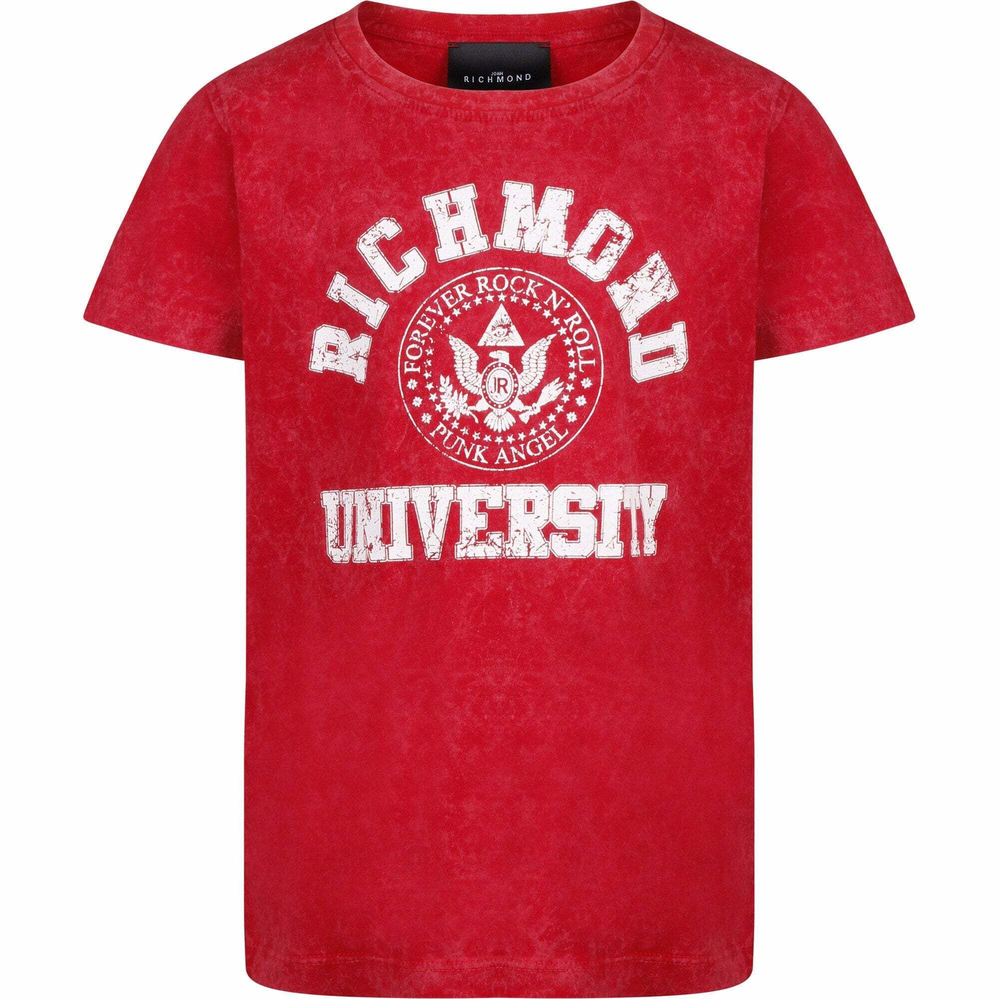 John Richmond Junior logo-print T-shirt - White
