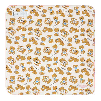 Pink Teddy Logo Baby Blanket
