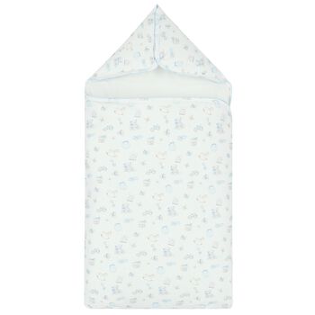 Baby Boys White & Blue Toys Nest